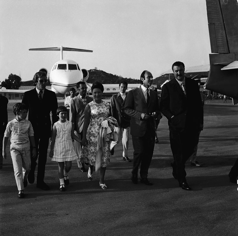Arrivo del Principe l'Agakhan